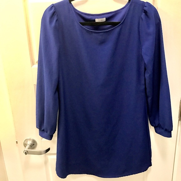 Tobi Royal Blue Shift Dress XSmall - Picture 1 of 3